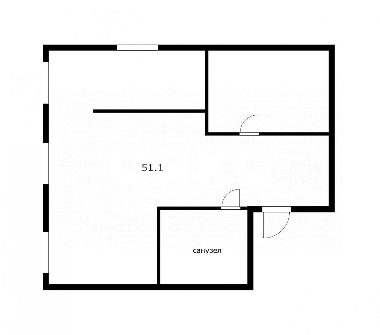 Фото №28: 3-комнатная квартира 51 м² - Сочи, Центральный, мкр. Заречный, ул. Голенева, 17/4