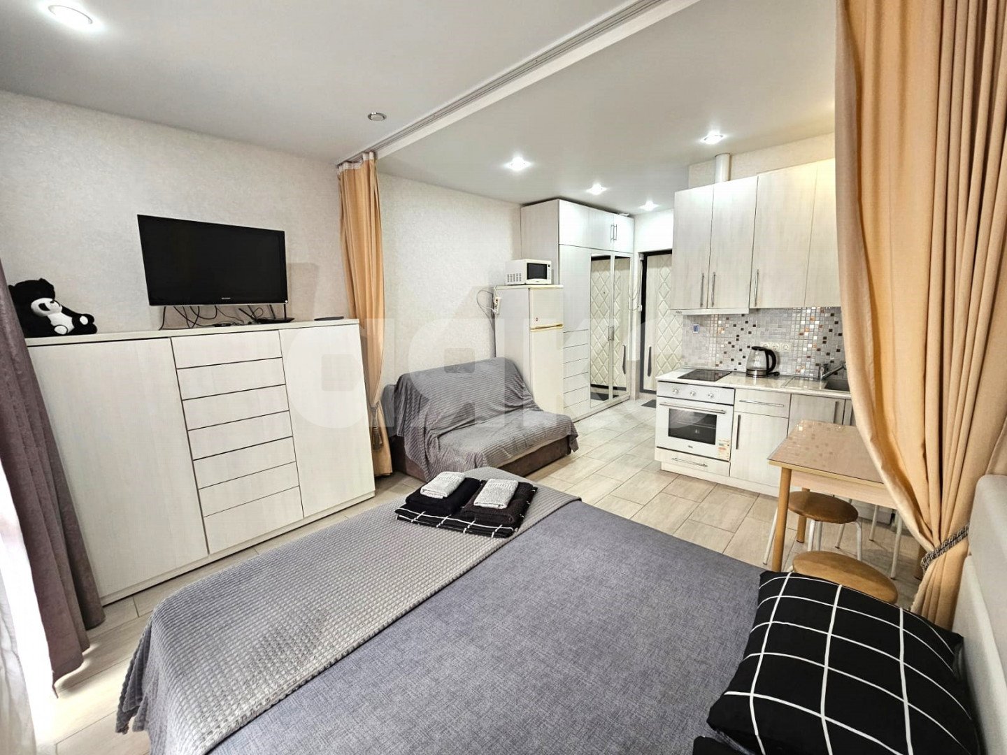 Фото №1: Студия 22 м² - Сочи, Адлерский, Адлер, мкр. жилой комплекс Касабланка, ул. Ленина, 298В/4