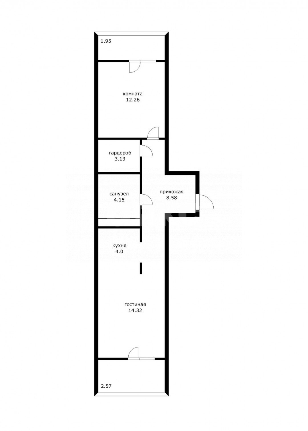 Фото №22: 2-комнатная квартира 50 м² - Сочи, Хостинский, жилой комплекс Кислород, мкр. Бытха, ул. Ясногорская, 16/2к6