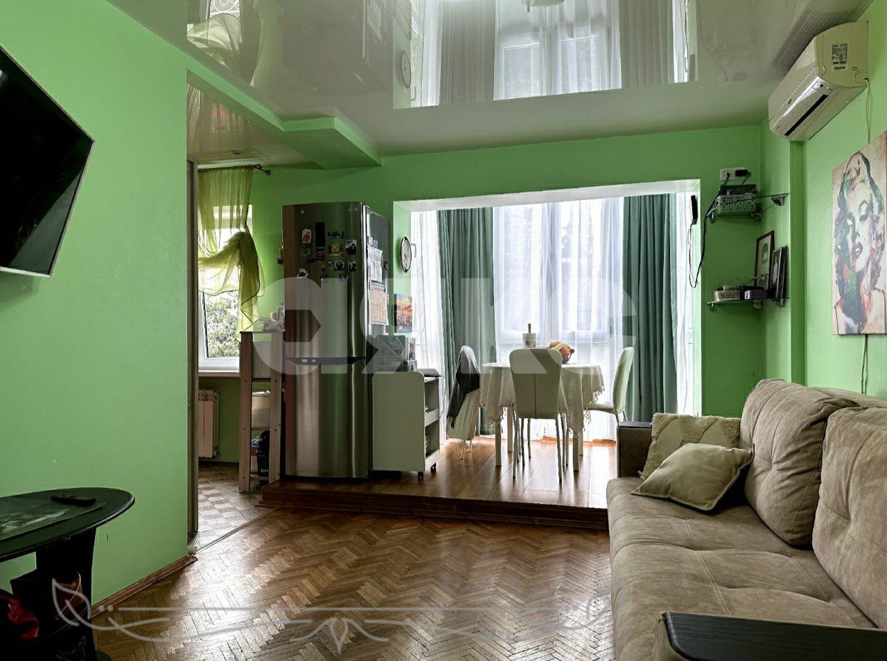 Фото №2: 3-комнатная квартира 59 м² - Сочи, Адлерский, Адлер, мкр. Черёмушки, ул. Ленина, 42