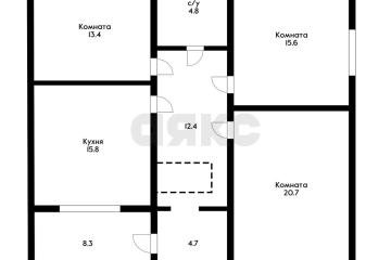 Фото №3: Дом 106 м² - Янтарь, мкр. Прикубанский внутригородской округ, ул. Центральная, 637