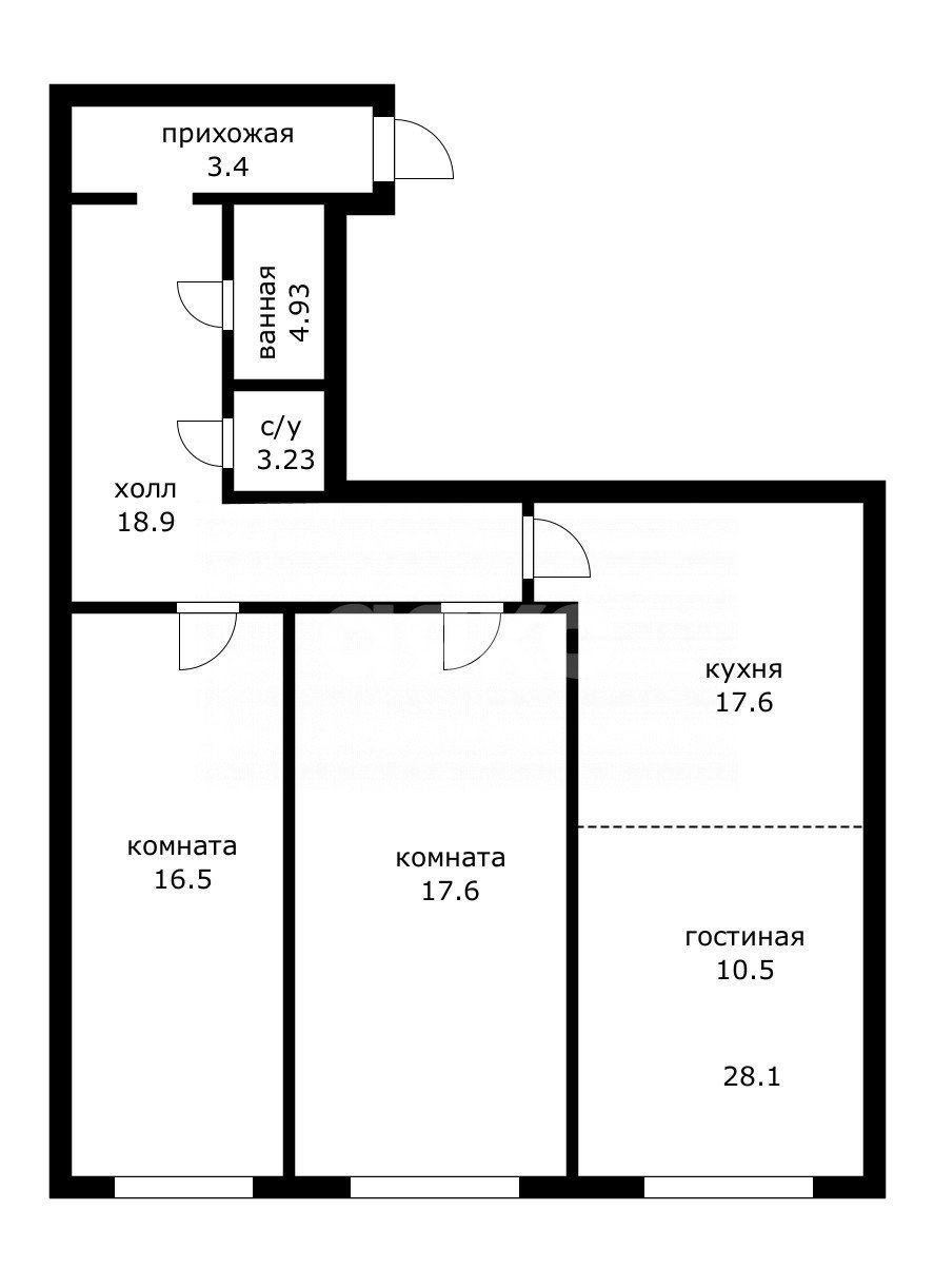 Фото №17: 2-комнатная квартира 89 м² - Дагомыс, р. Лазаревский, ул. Гайдара, 5/5