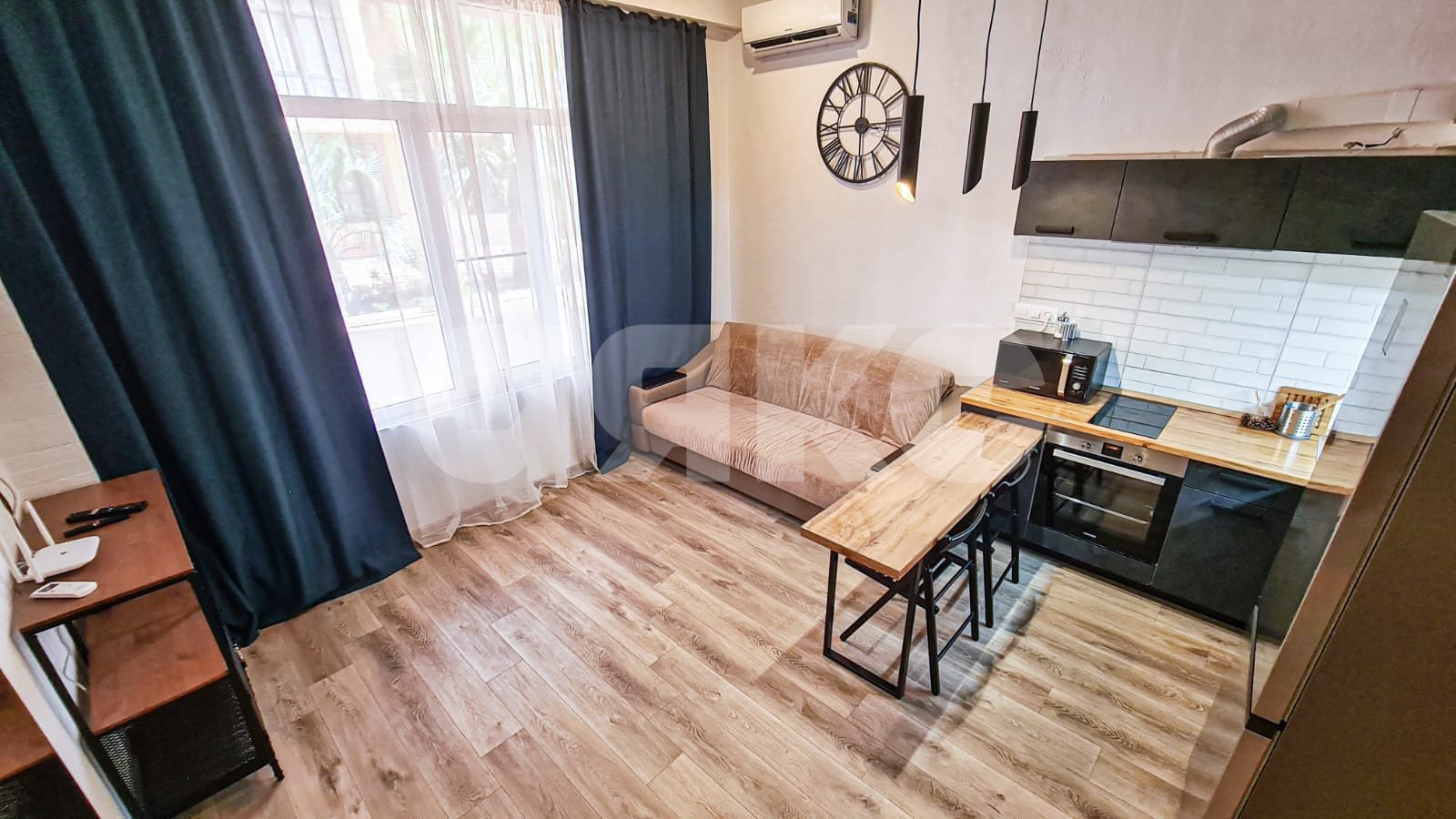 Фото №6: Студия 27 м² - Сочи, Весёлое, жилой комплекс Грин Сейл Парк, Нижнеимеретинская Бухта, Весёлое, мкр. жилой комплекс Грин Сейл Парк, ул. Весёлая, 82/1