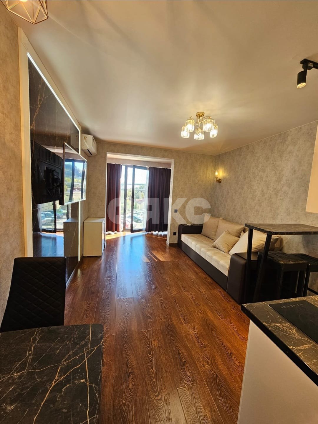 Фото №1: Студия 33 м² - Сочи, Хостинский, мкр. Мацестинская Долина, ул. Мацестинская, 12