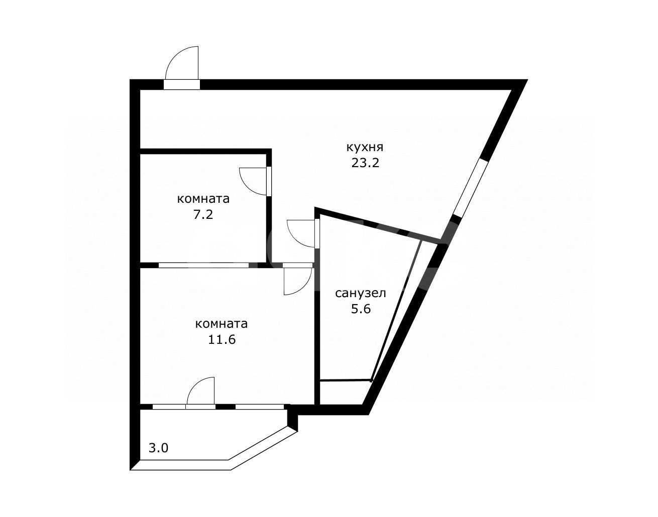 Фото №23: 2-комнатная квартира 50 м² - Сочи, Адлерский, мкр. Верхнеимеретинская Бухта, ул. Бакинская, 9/1
