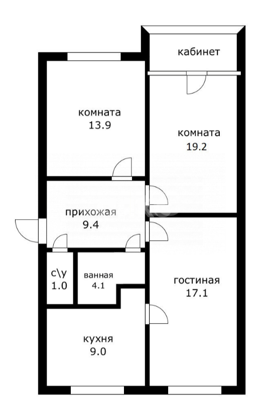 Фото №11: 3-комнатная квартира 73 м² - Орёл-Изумруд, р. Адлерский, ул. Петрозаводская, 30