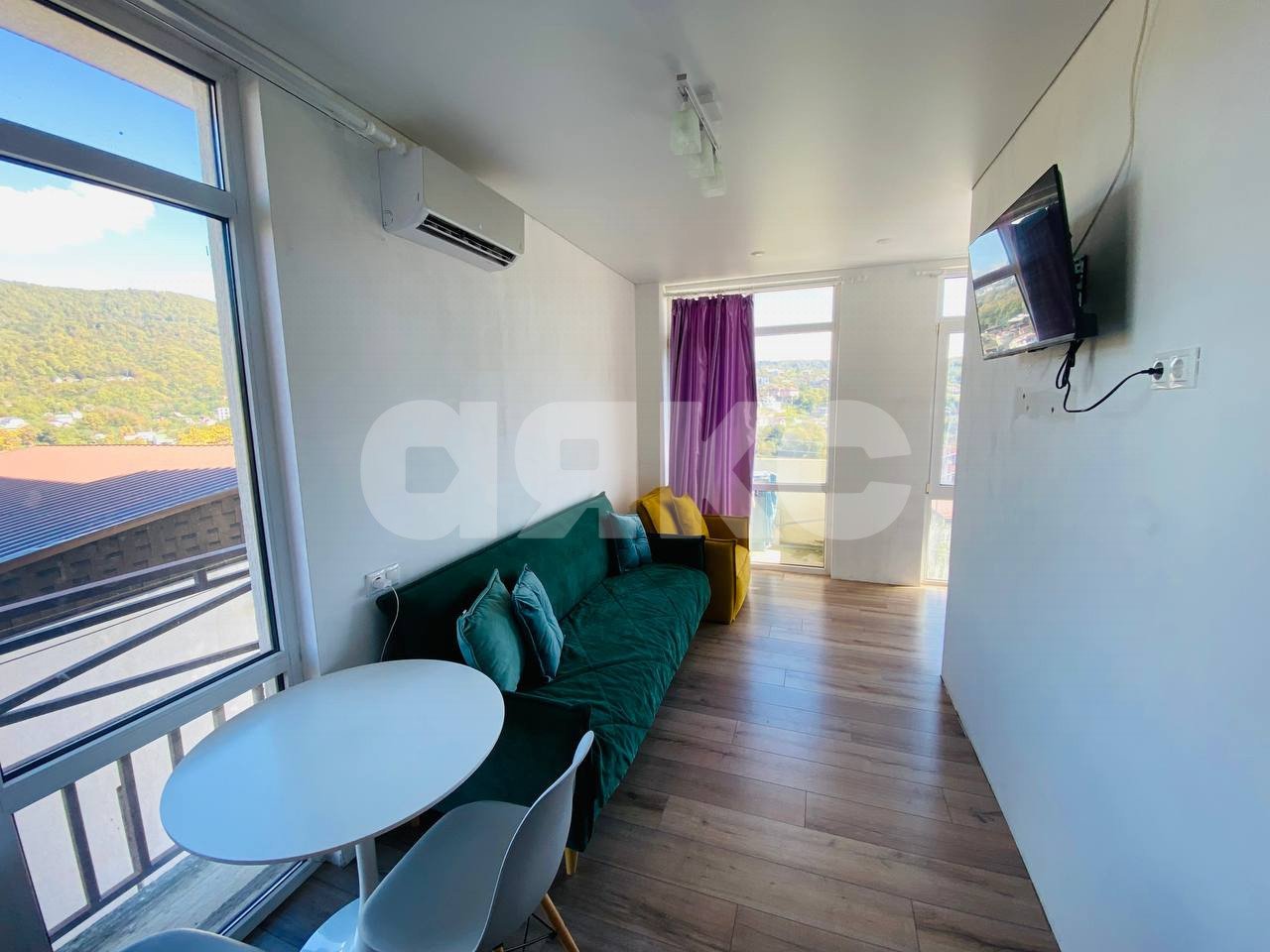 Фото №1: 1-комнатная квартира 27 м² - Сочи, Хостинский, мкр. ЖСК Лесной, 56