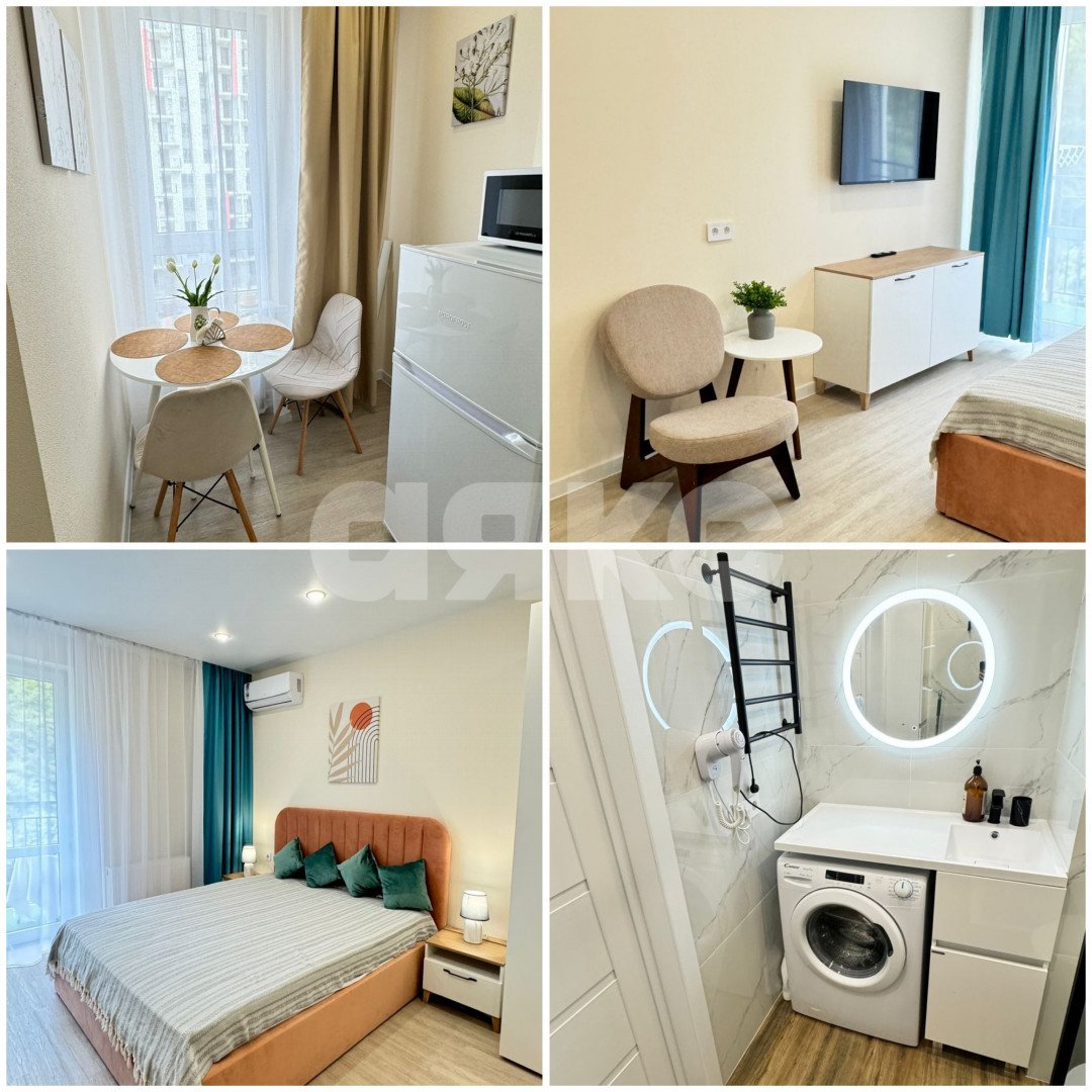 Фото №1: 1-комнатная квартира 28 м² - Сочи, Адлерский, Кудепста, мкр. жилой комплекс Летний, ул. Искры, 88