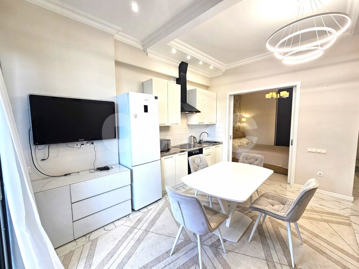 Фото №5: Апартаменты 57 м² - Сочи, Хостинский, Приморье, мкр. жилой комплекс Актёр Гэлакси, пр-кт Курортный, 105