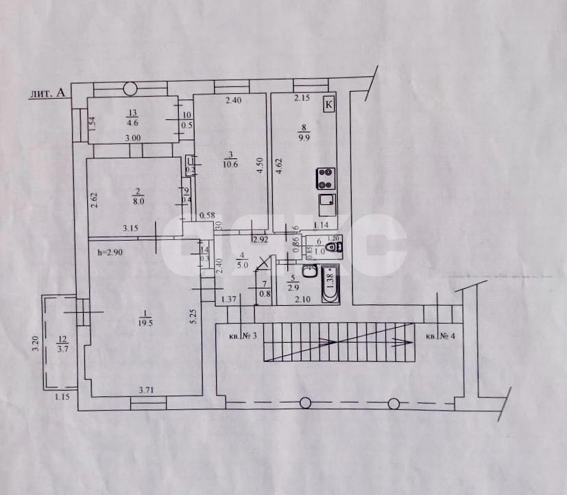 Фото №30: 3-комнатная квартира 65 м² - Сочи, р. Центральный, ул. Войкова, 49