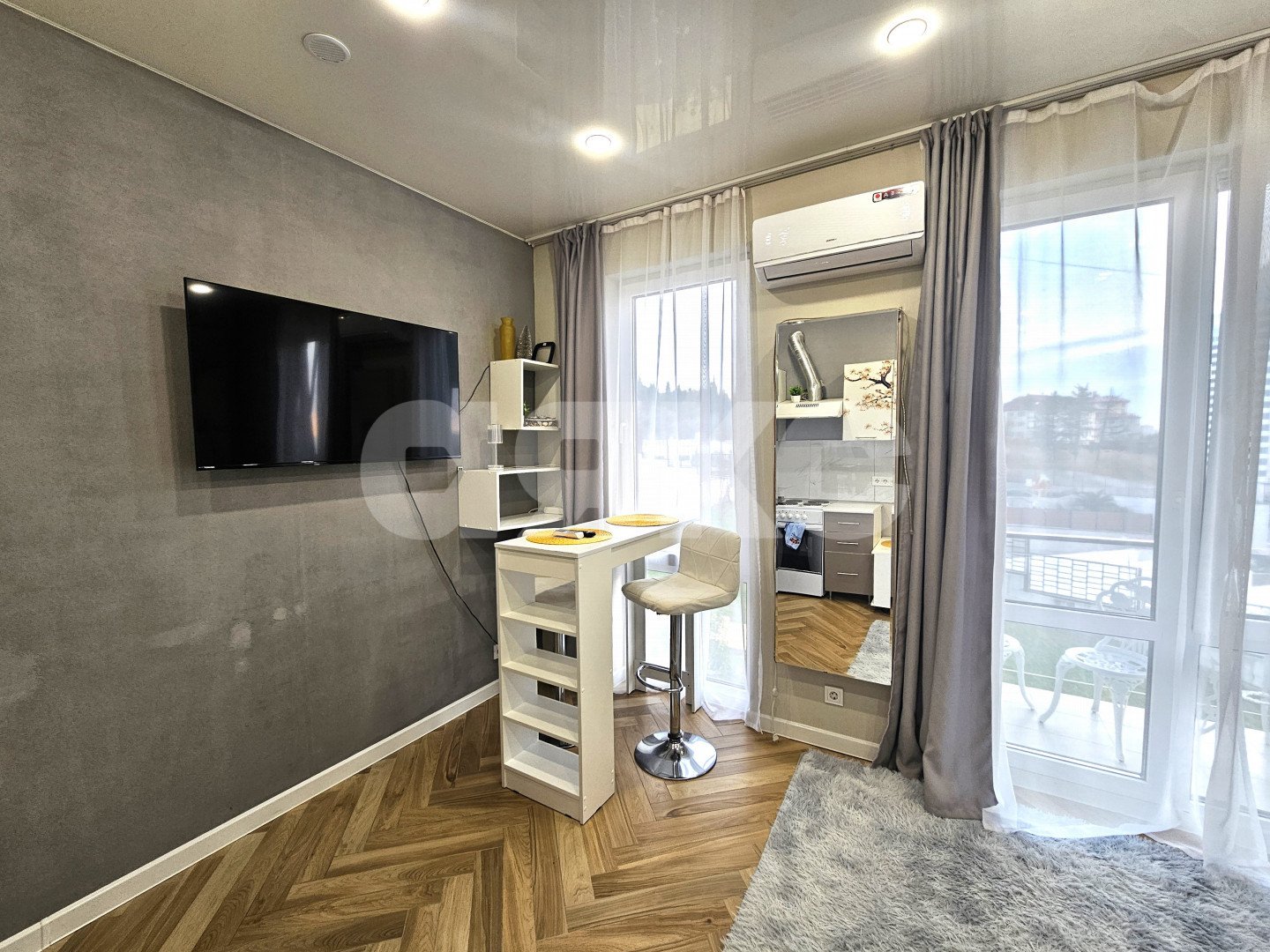 Фото №5: Студия 21 м² - Сочи, Адлерский, Адлер, мкр. жилой комплекс Касабланка, ул. Ленина, 298В/1