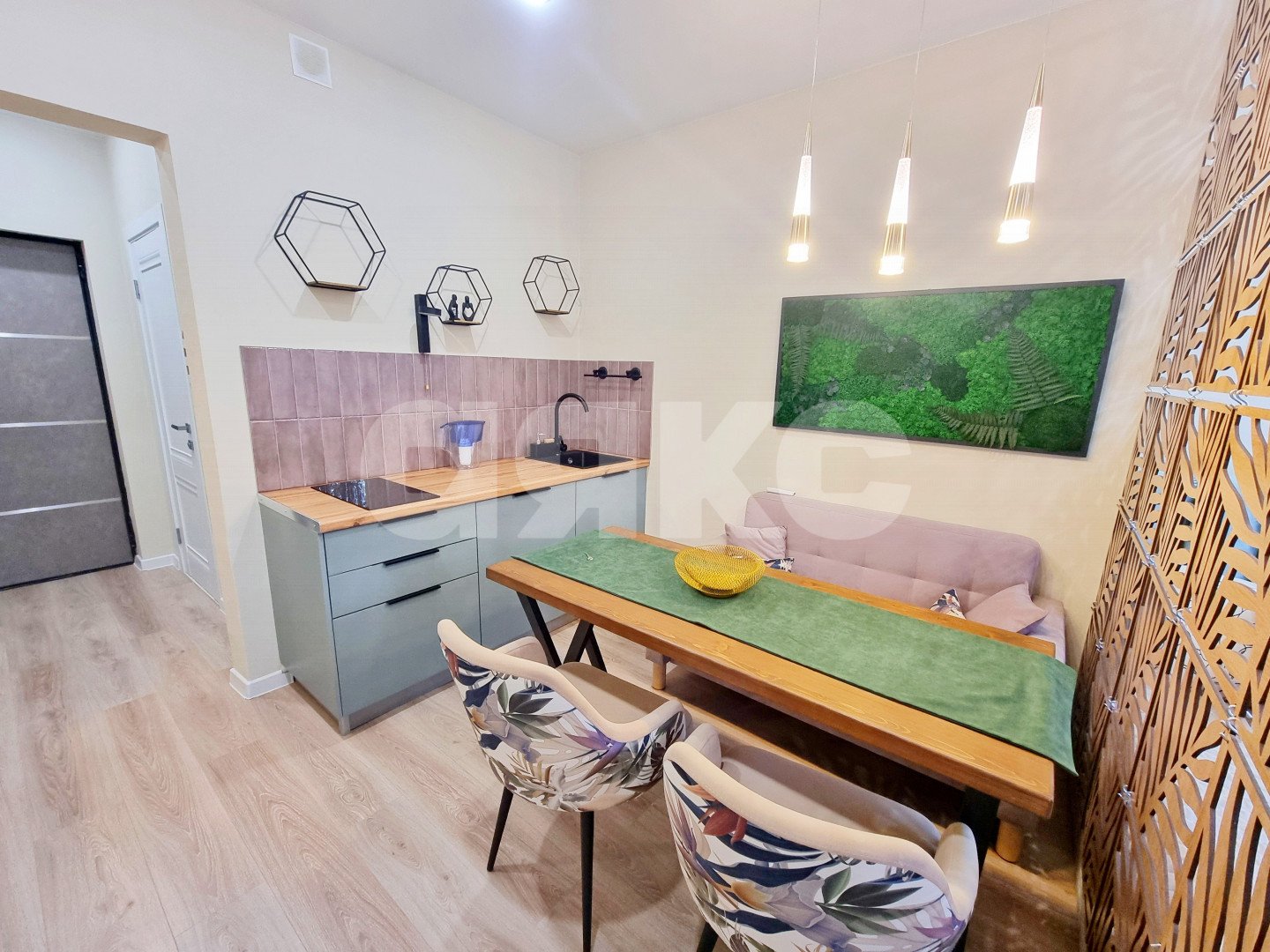 Фото №3: Студия 27 м² - Сочи, Адлерский, Кудепста, мкр. жилой комплекс Летний, ул. Искры, 88к3