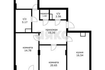 Фото №2: 3-комнатная квартира 89 м² - Краснодар, мкр. Завод Измерительных Приборов, ул. Московская, 59