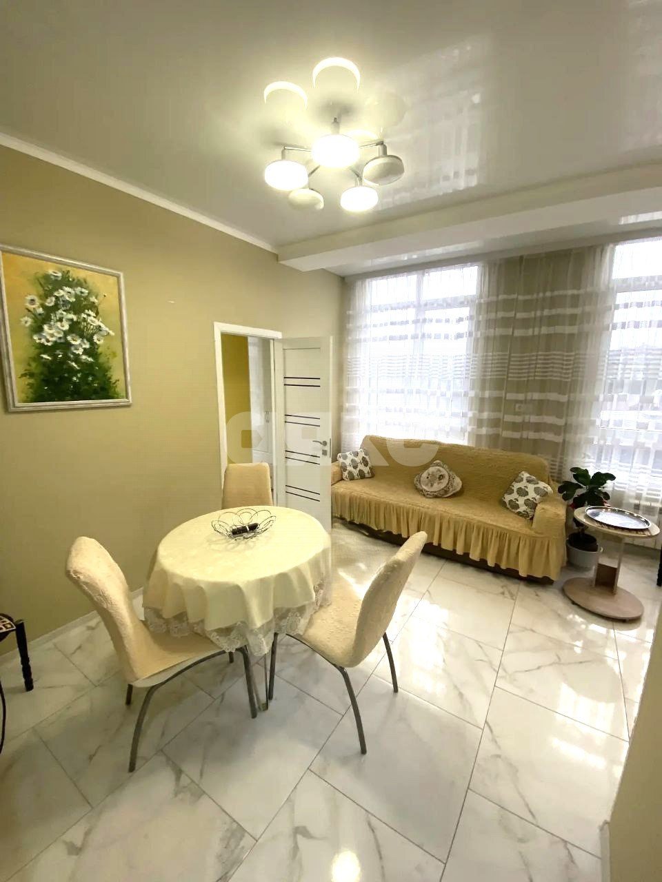 Фото №1: 2-комнатная квартира 52 м² - Сочи, Хостинский, мкр. СНТ Фронтовик, 68