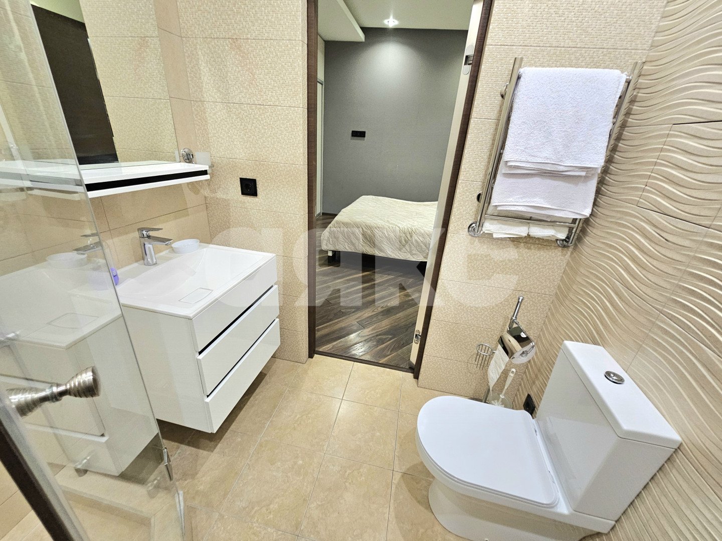 Фото №13: 2-комнатная квартира 101 м² - Сочи, Хостинский, Приморье, мкр. жилой комплекс Актёр Гэлакси, пр-кт Курортный, 105