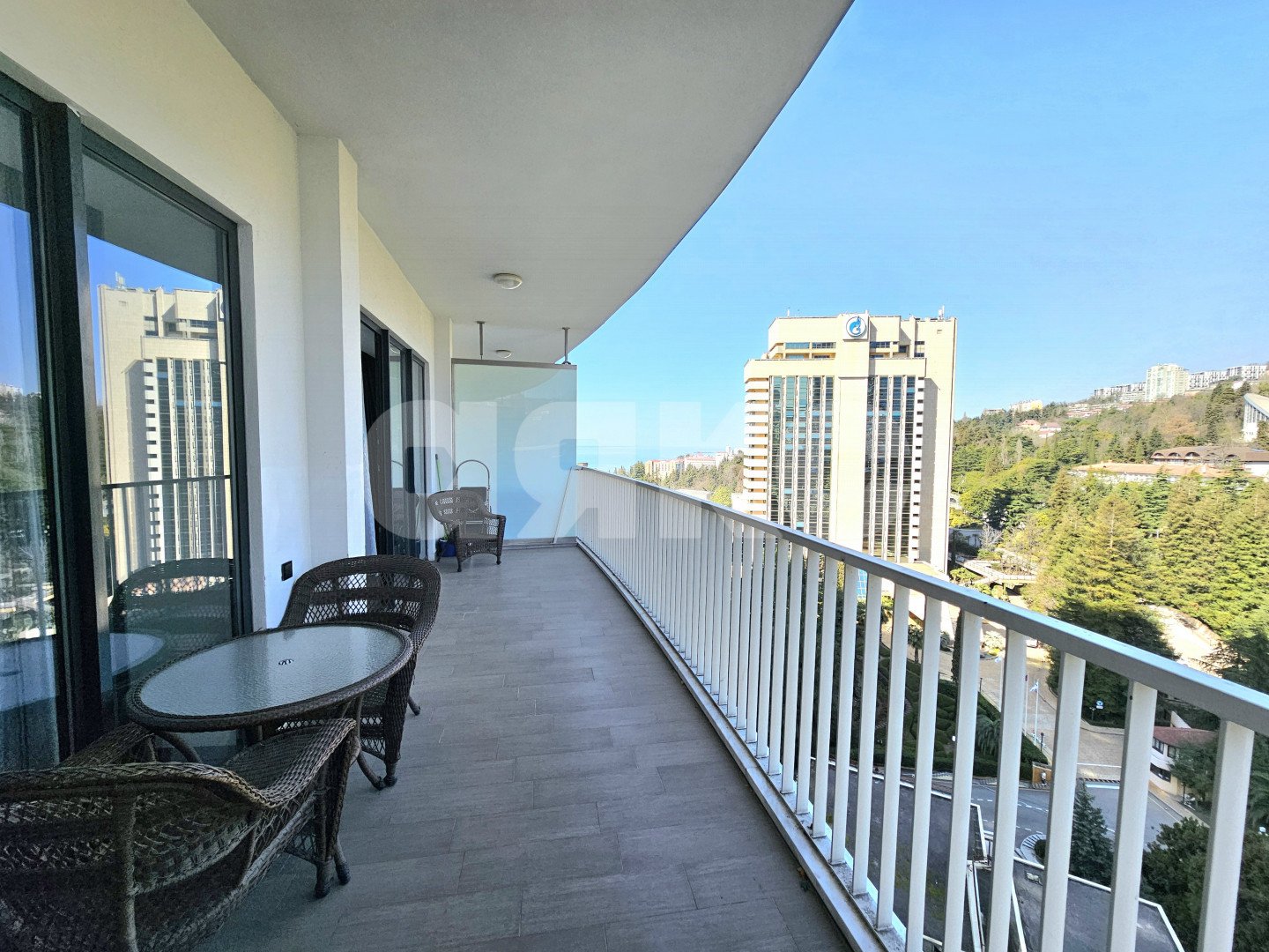 Фото №30: 2-комнатная квартира 101 м² - Сочи, Хостинский, Приморье, мкр. жилой комплекс Актёр Гэлакси, пр-кт Курортный, 105