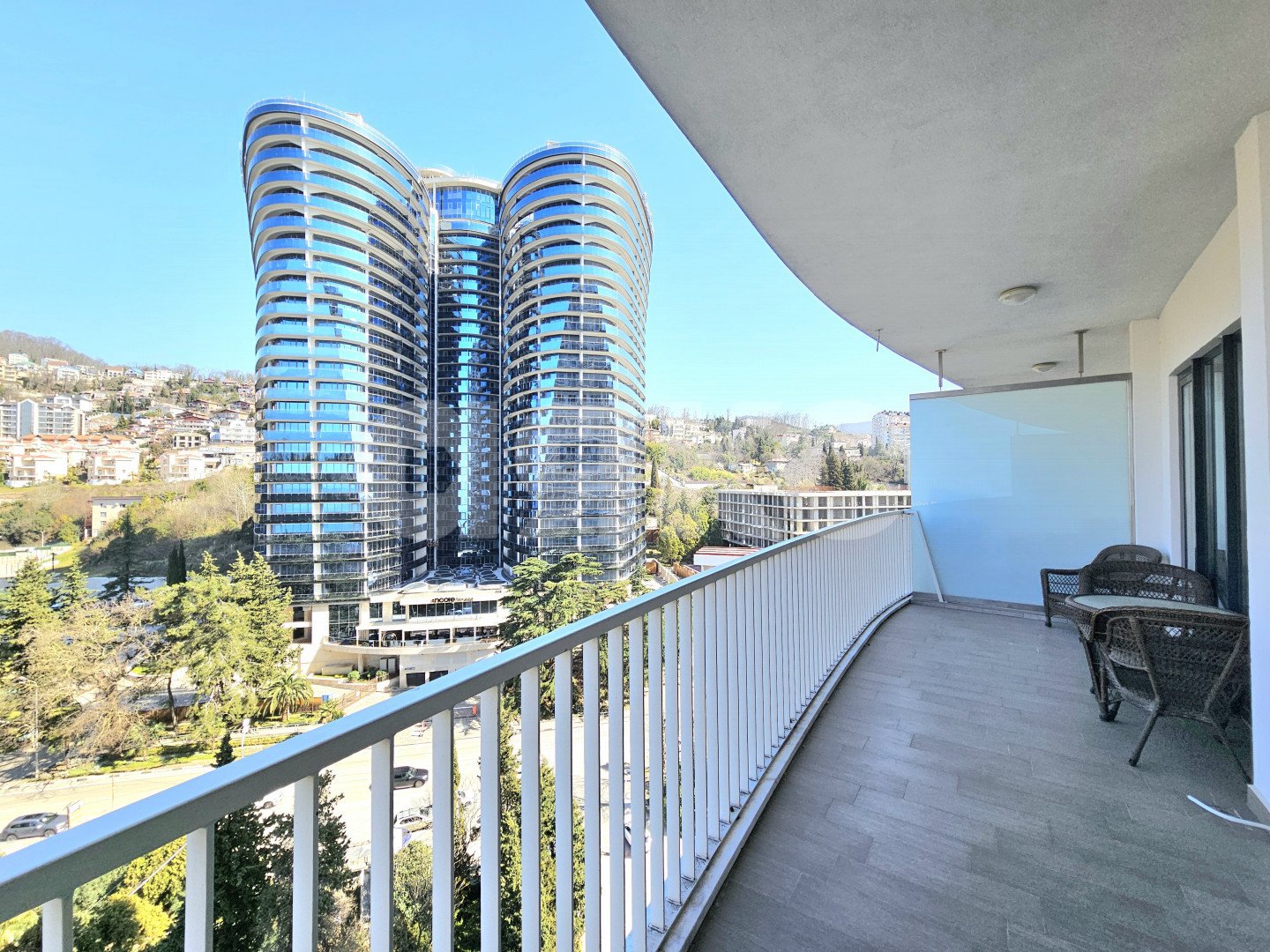 Фото №28: 2-комнатная квартира 101 м² - Сочи, Хостинский, Приморье, мкр. жилой комплекс Актёр Гэлакси, пр-кт Курортный, 105