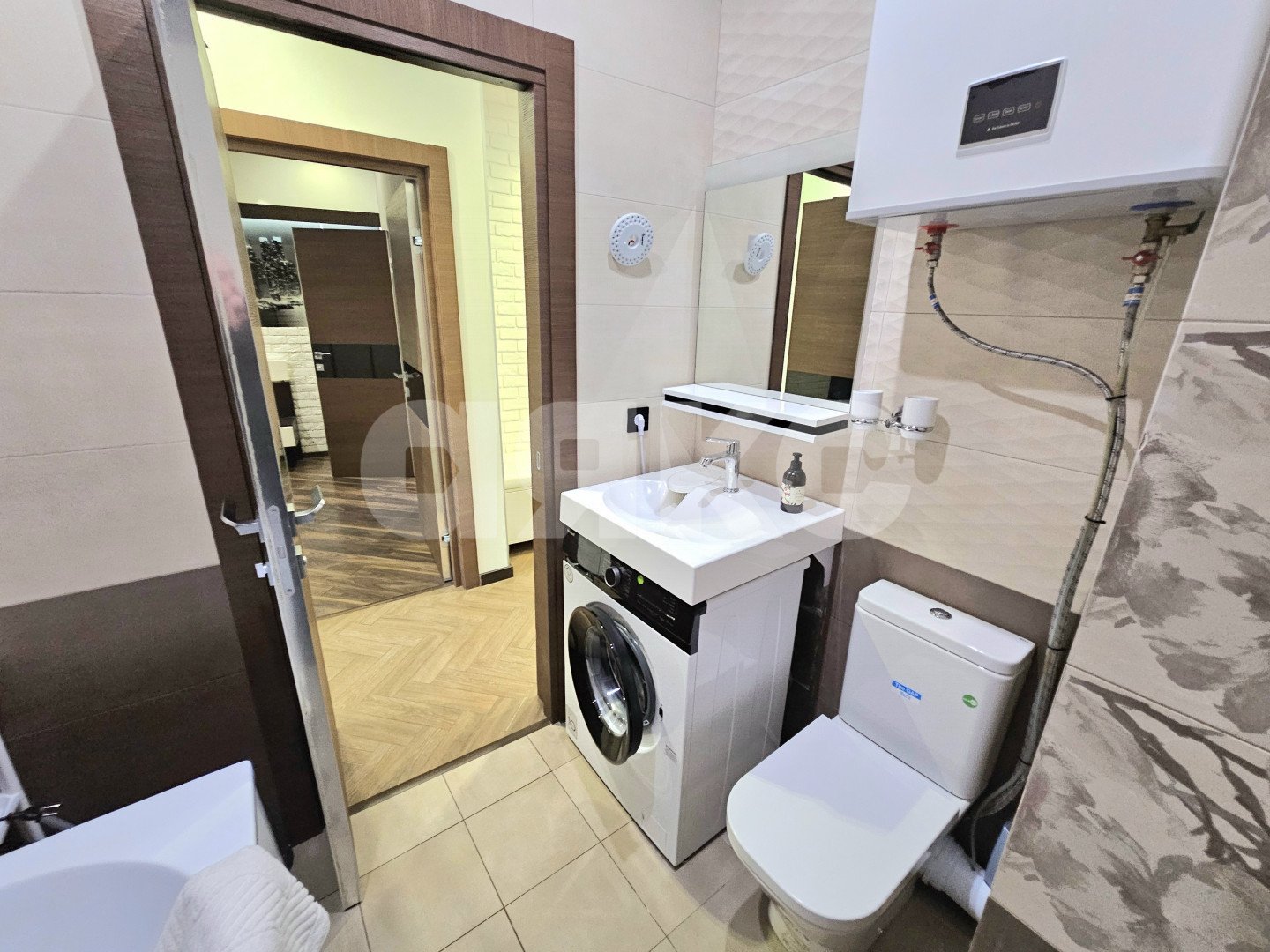 Фото №24: 2-комнатная квартира 101 м² - Сочи, Хостинский, Приморье, мкр. жилой комплекс Актёр Гэлакси, пр-кт Курортный, 105