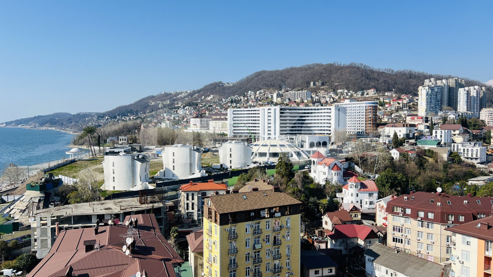 Фото №22: Студия 32 м² - Сочи, Центральный, жилой комплекс Посейдон, мкр. Мамайка, ул. Крымская, 89